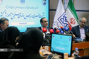 نشست خبری رضا محمدی، رئیس سازمان سنجش آموزش کشور