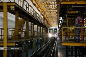 آیین بهره برداری از 2 رام قطار مترو ملی