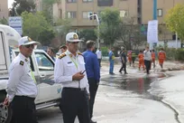 حادثه ترکیدگی خط لوله آب میدان قدس هیچ خللی در تامین آب شرب تهران ایجاد نمی‌کند