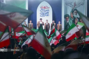 اجتماع مردمی در حمایت از رزمندگان اسلام_میدان انقلاب
