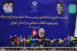 نشست خبری محمدصادق معتمدیان، استاندار تهران 