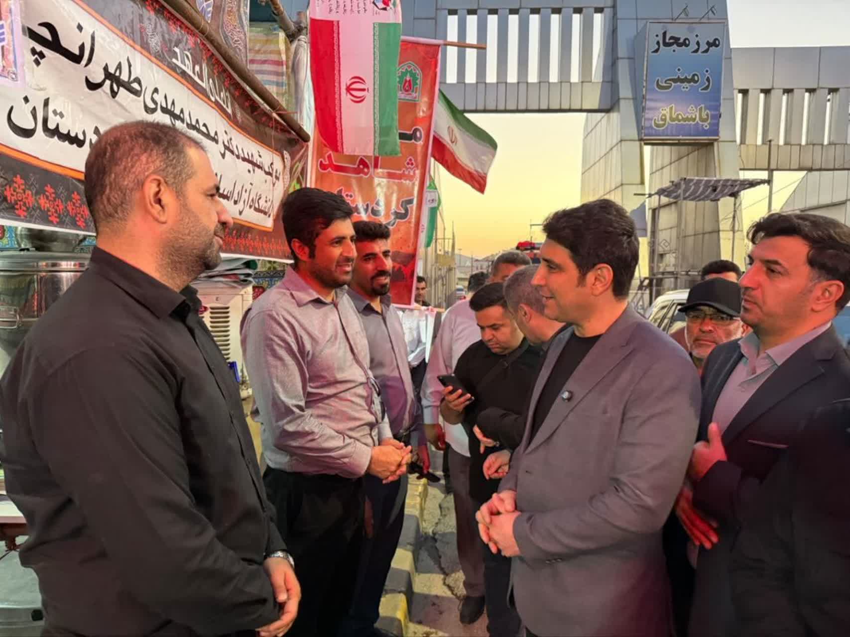 دانشگاه آزاد کردستان؛ نماد وحدت شیعه و سنی/ موکب دانشگاه آزاد در مرز باشماق گذرگاه عشق و وحدت اقوام ایرانی