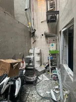 انفجار گاز در خیابان پیروزی منجر به مصدومیت ۳ نفر شد+فیلم