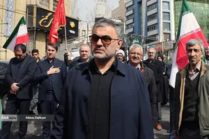 اجتماع دانشگاهیان دانشگاه آزاد اسلامی در سوگ رهبر شهید انقلاب و محکومیت تجاوز صهبونیستی و آمریکایی به کشور