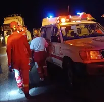 ۴۷ مصدوم بر اثر واژگونی اتوبوس بم به مشهد