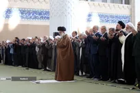 اقامه نماز عید سعید فطر به امامت مقام معظم رهبری