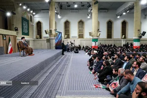 دیدار دانش&zwnj;آموزان و دانشجویان با رهبر معظم انقلاب