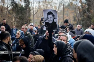 مراسم تشییع پیکر &laquo;رضا رویگری&raquo;