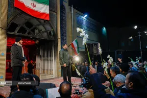 تجمع محکومیت هتک حرمت مساجد در مسجد بهشتی تهران