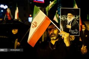 اجتماع مردمی در حمایت از رزمندگان اسلام - میدان شهید طهرانی&zwnj;مقدم
