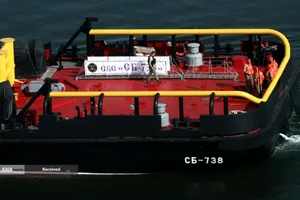 ورود شناور نیروی دریایی روسیه به رزمایش مرکب امداد و نجات دریای خزر ۲۰۲۵