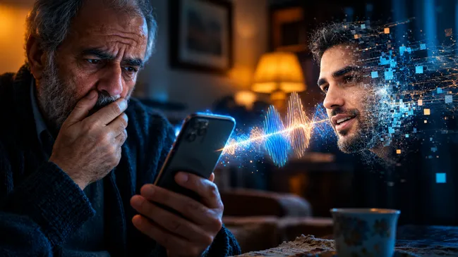 صدای جعلی هوش مصنوعی پدربزرگ را فریب داد