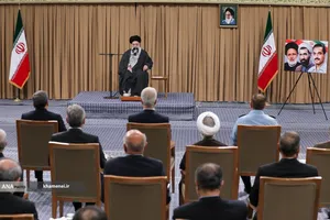 دیدار رئیس&zwnj;جمهور و اعضای هیئت دولت با مقام معظم رهبری