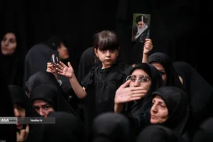 مراسم عزاداری شام غریبان حسینی (ع) در حسینیه امام خمینی