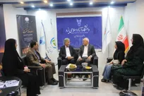 بازدید استاندار یزد از غرفه دانشگاه آزاد اسلامی یزد در نمایشگاه ملی گردشگری