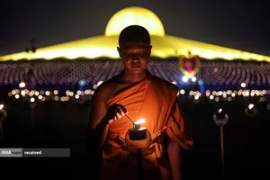 مراسم نیایش در بانکوک، تایلند