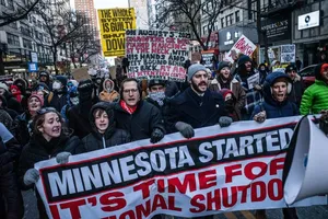 اعتراضات مردم به جنایت پلیس آمریکا