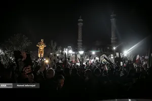 دومین شب عزاداری در سوگ رهبر شهید انقلاب - خیابان نبرد