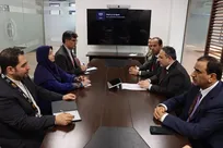 دیدار وزیر محیط زیست قطر با معاون رئیس‌جمهور ایران در حاشیه اجلاس یونیا ۷