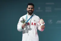بازی‌های کشورهای اسلامی| معینی: بعد از فشار مسابقات جهانی، کسب ۳ مدال در این مسابقات برایم ارزشمند بود+فیلم