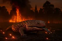 راه حل طبیعت برای نجات حیوانات ساکن در مناطق مستعد آتش سوزی