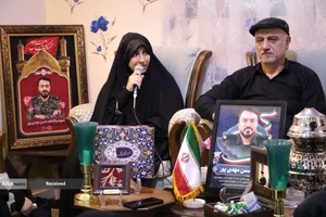 دیدار خادمیاران و یاوران رضوی با خانواده شهید حسن مهدی پور