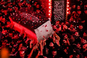 تشییع رهبری در کربلا