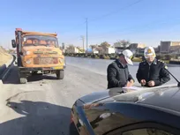 توقیف کامیون شهرداری اراک با ۶۷ میلیون تومان خلافی
